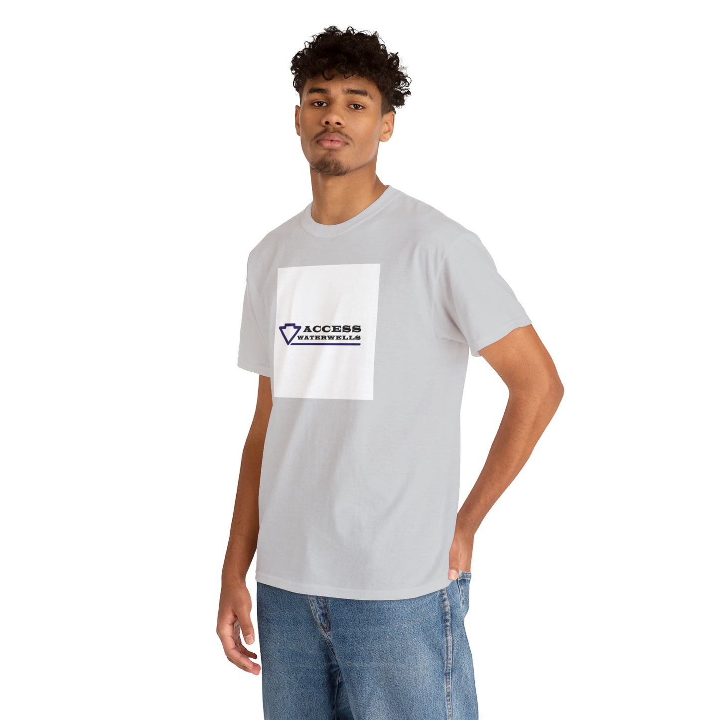 Access water wells "WELL" Unisex Heavy Cotton Tee