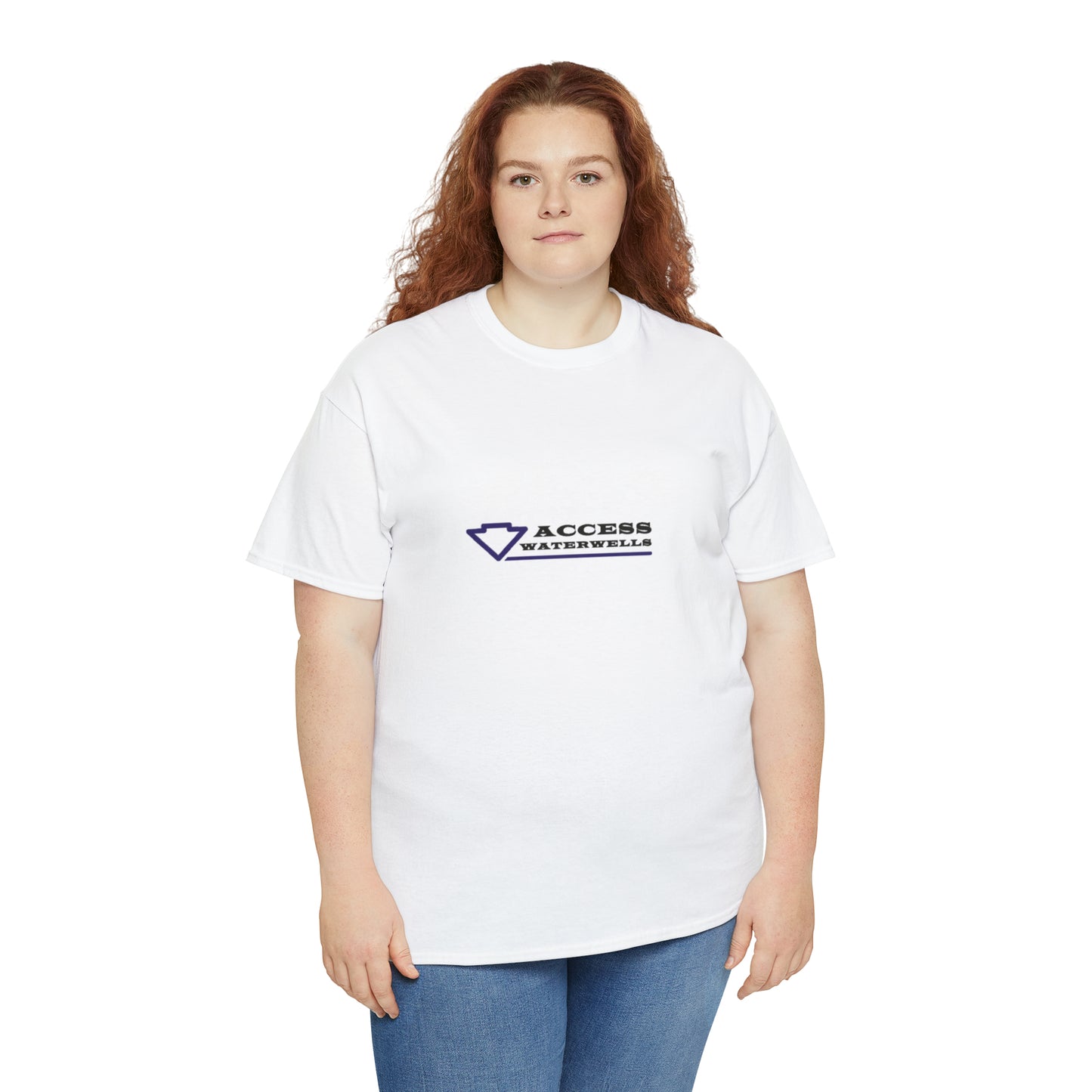 Access water wells "WELL" Unisex Heavy Cotton Tee