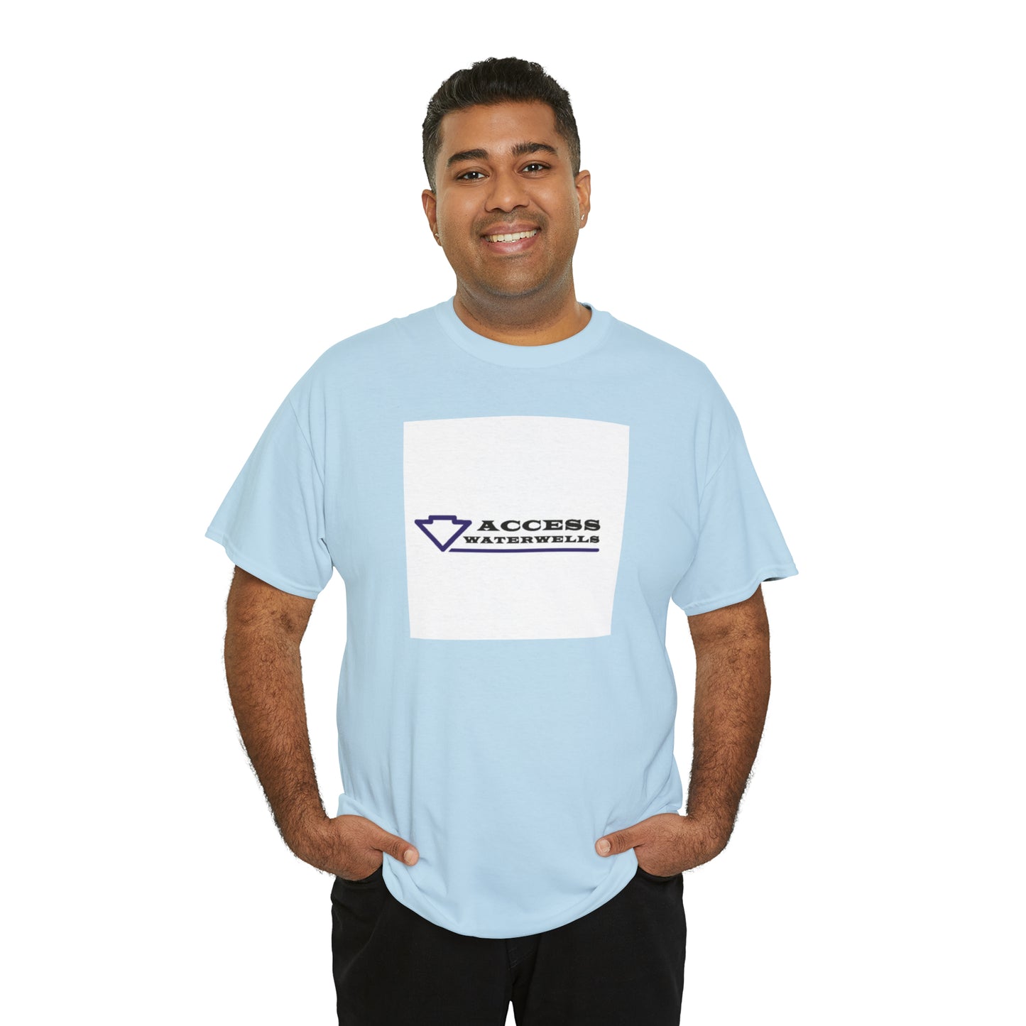 Access water wells "WELL" Unisex Heavy Cotton Tee