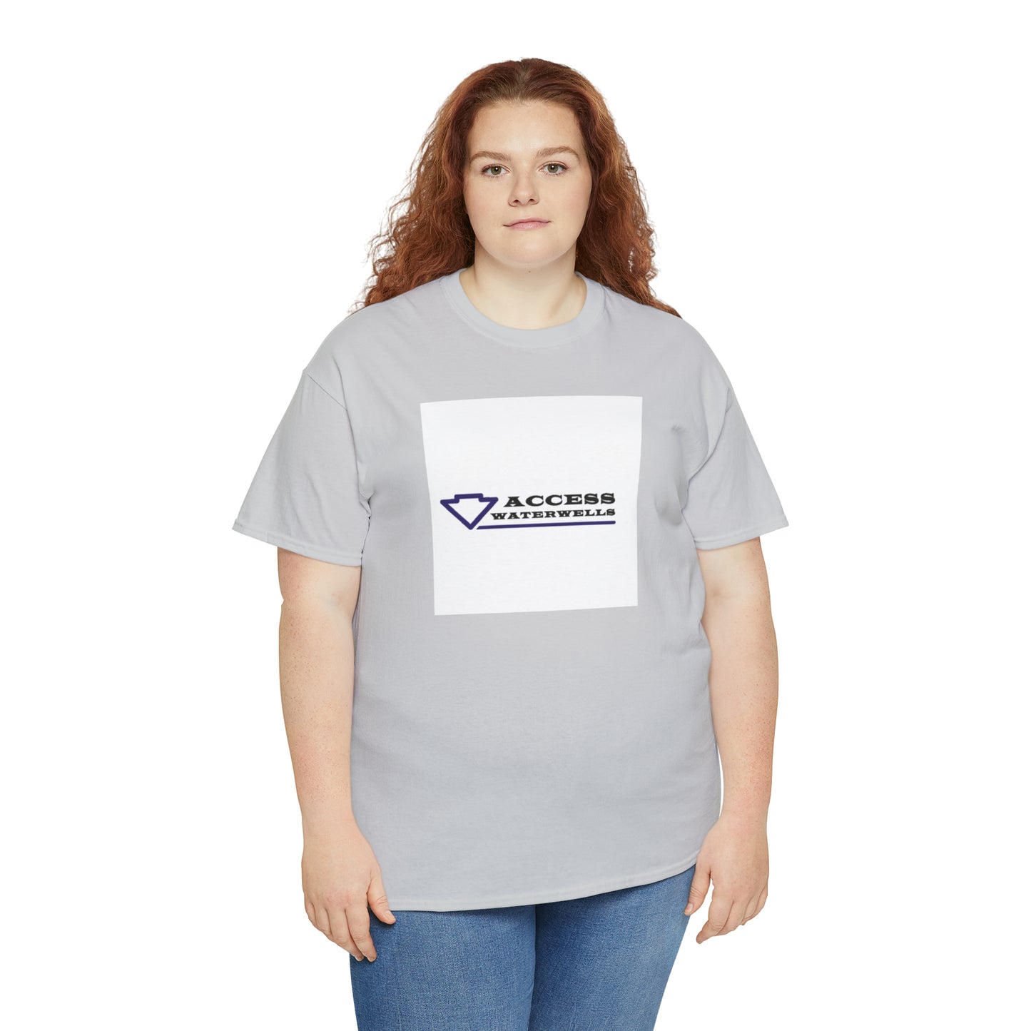 Access water wells "WELL" Unisex Heavy Cotton Tee
