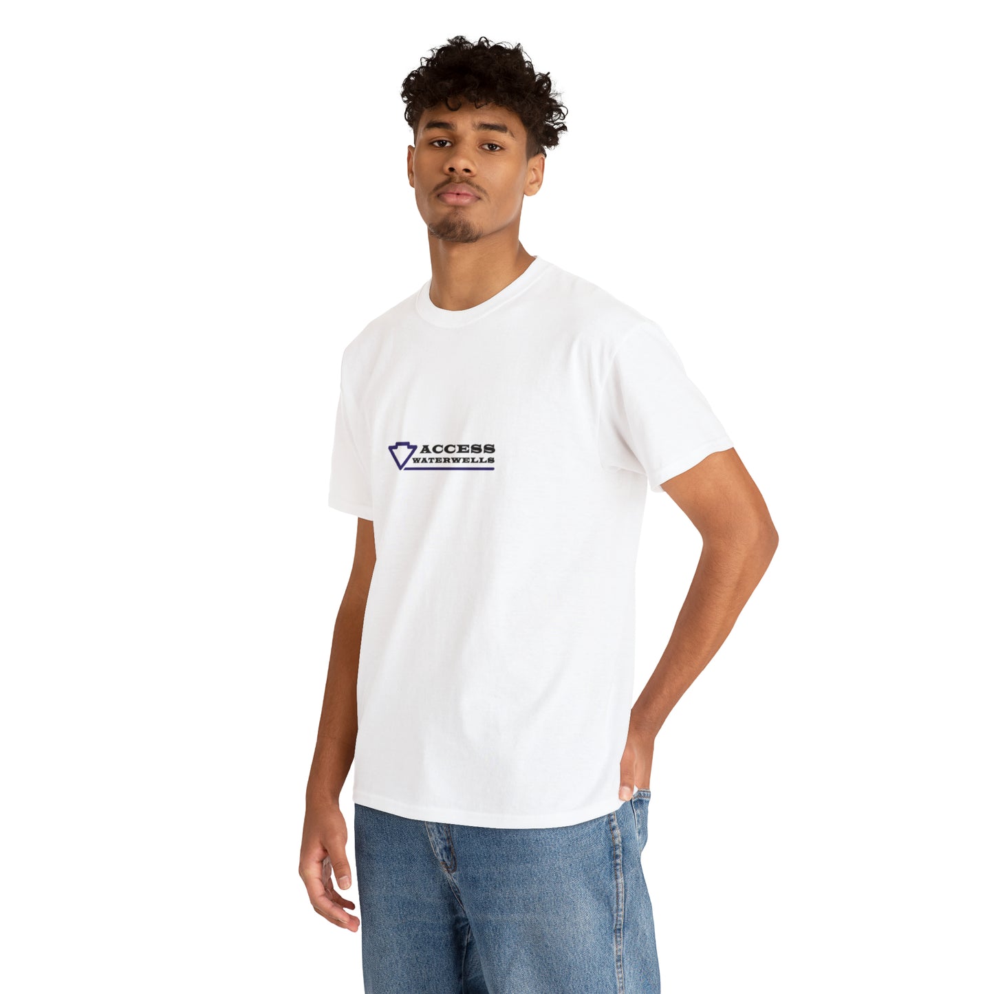 Access water wells "WELL" Unisex Heavy Cotton Tee