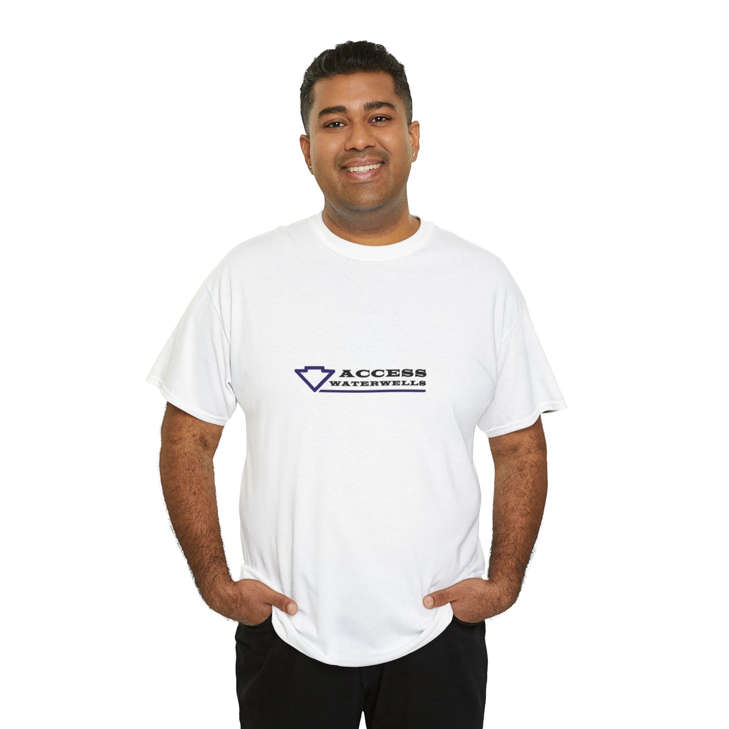 Access water wells "WELL" Unisex Heavy Cotton Tee