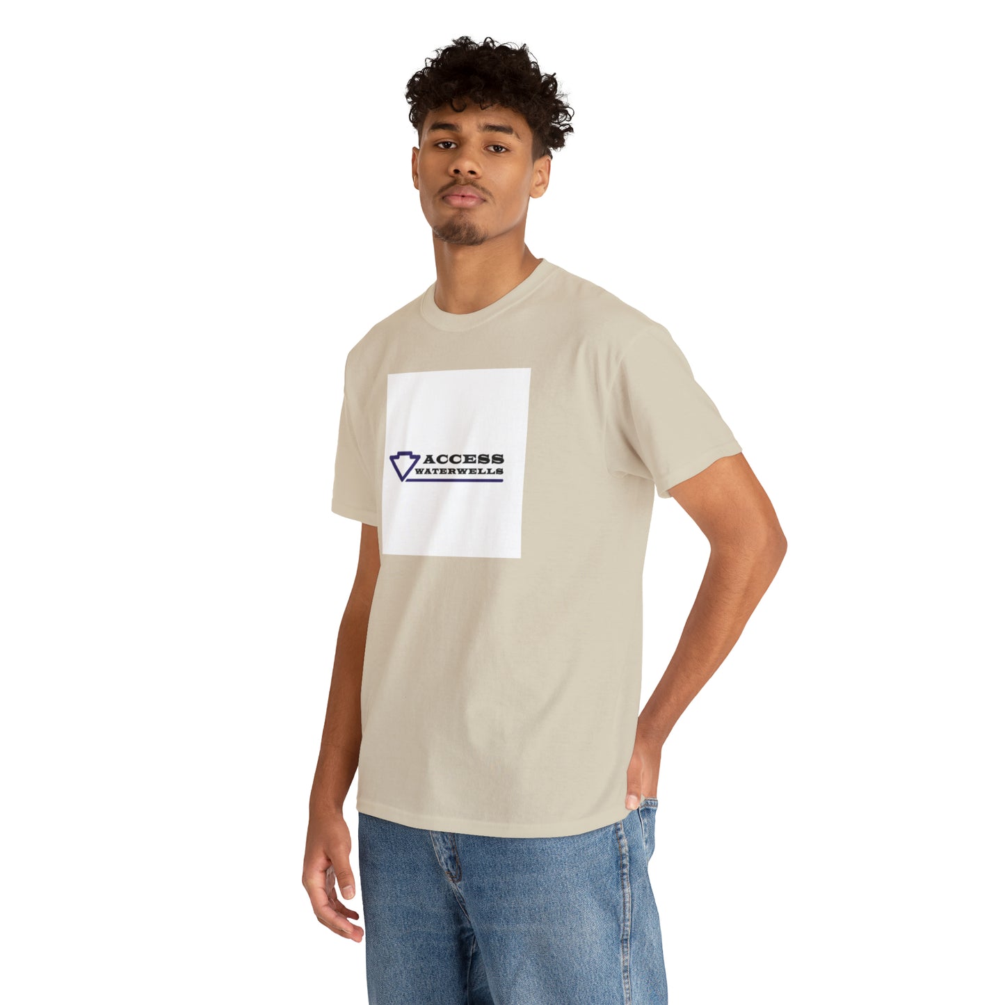 Access water wells "WELL" Unisex Heavy Cotton Tee