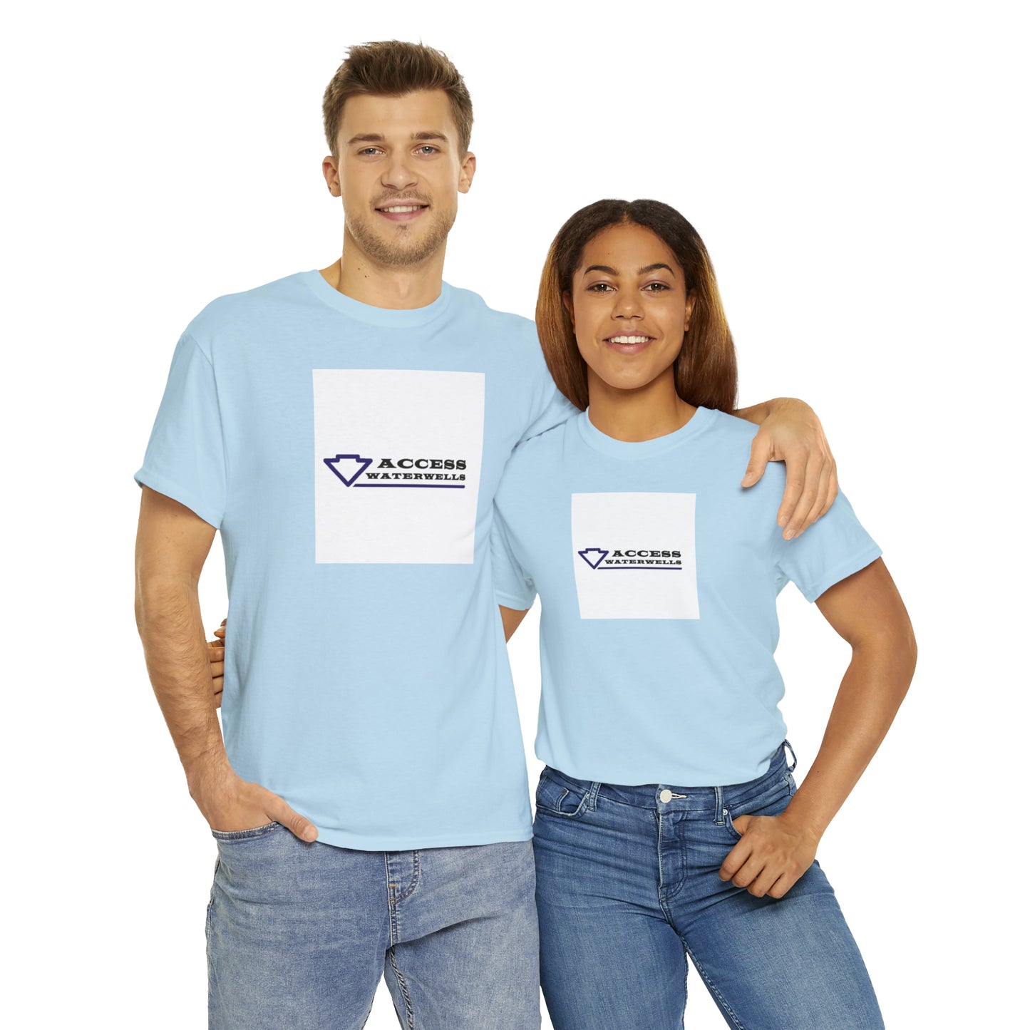 Access water wells "WELL" Unisex Heavy Cotton Tee