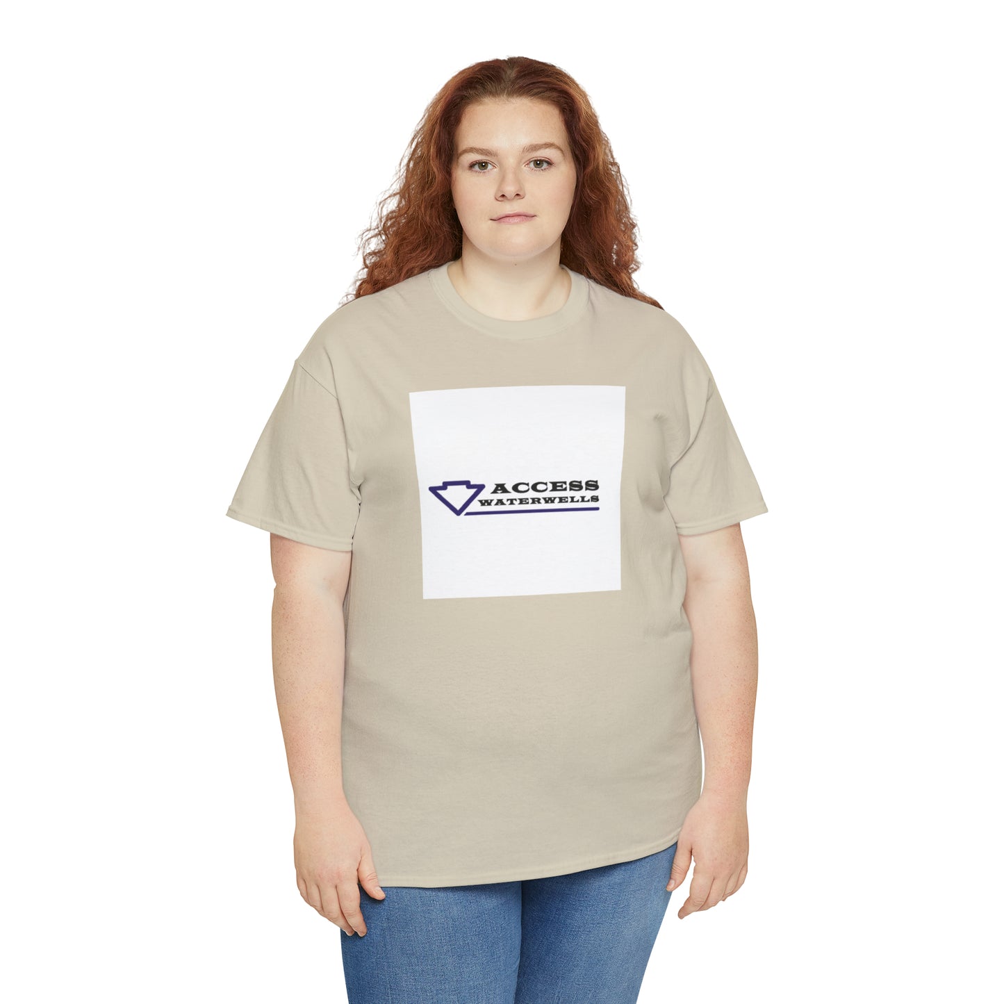 Access water wells "WELL" Unisex Heavy Cotton Tee