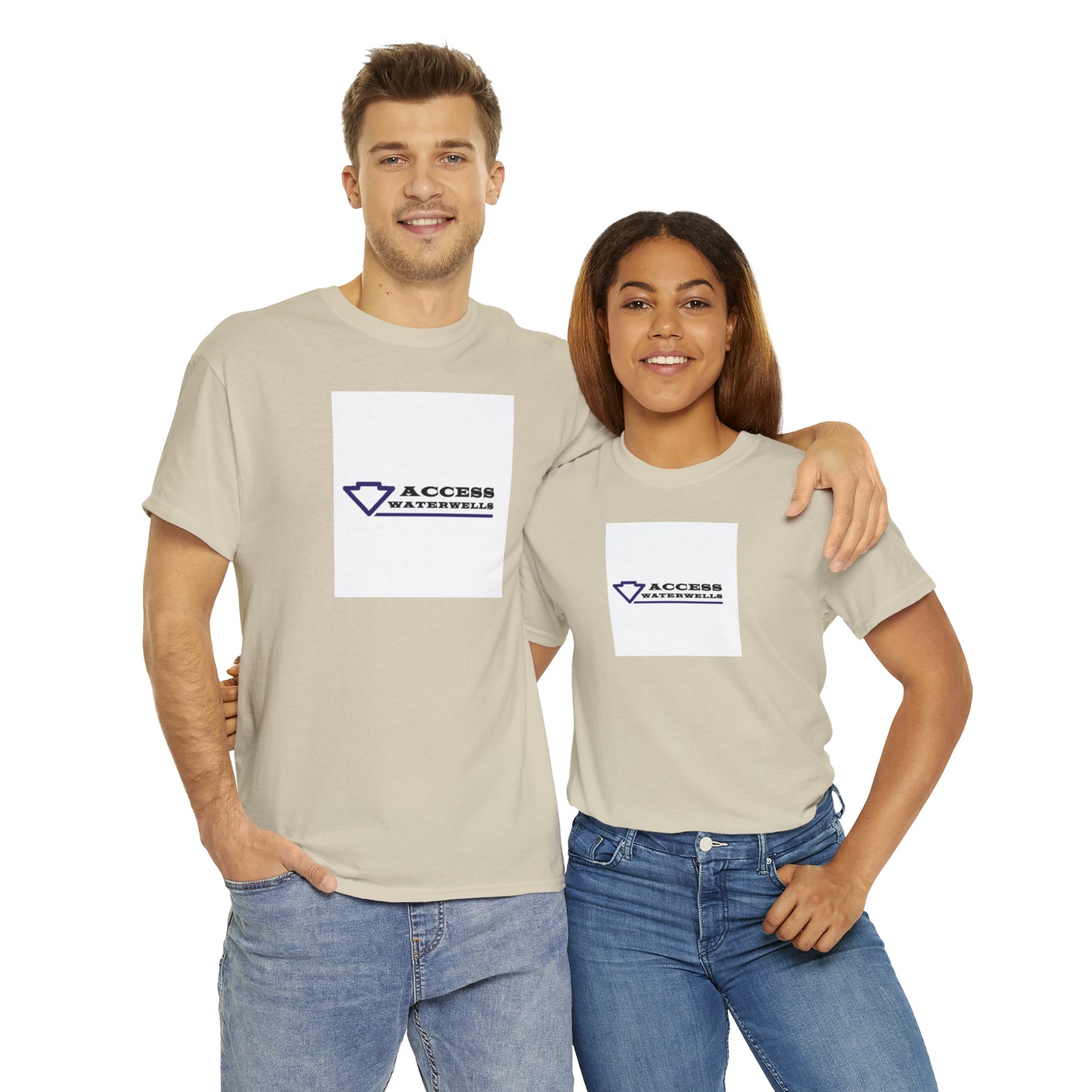 Access water wells "WELL" Unisex Heavy Cotton Tee