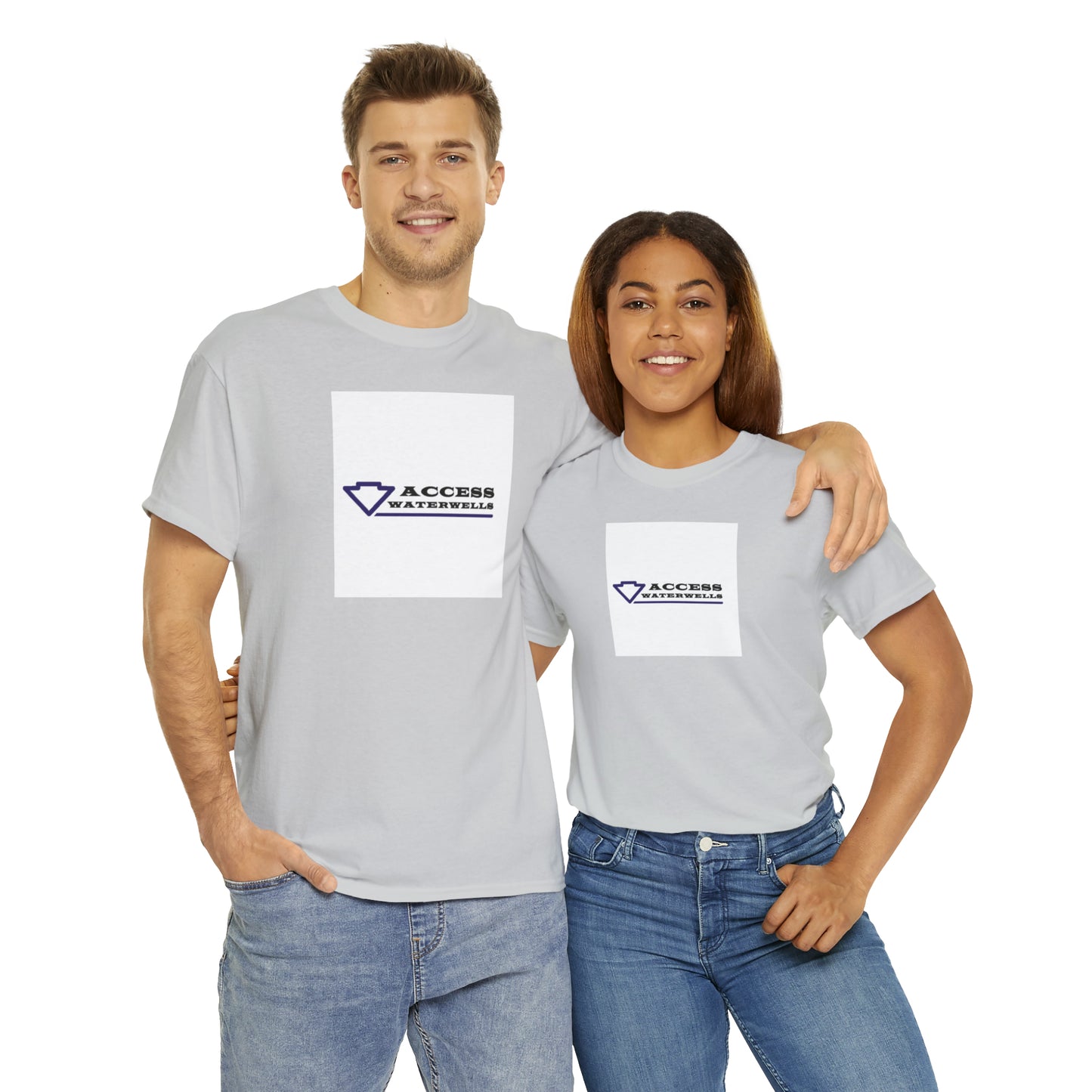 Access water wells "WELL" Unisex Heavy Cotton Tee