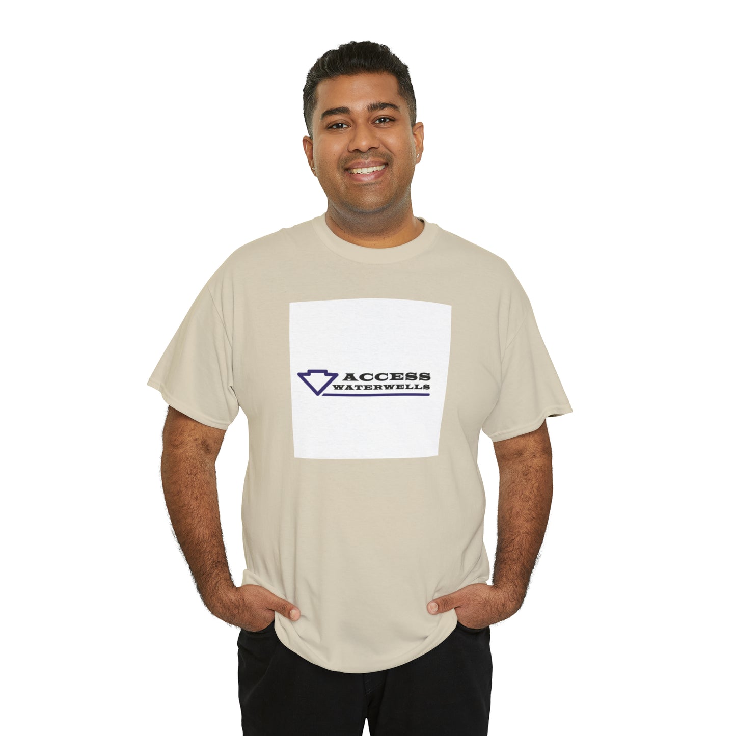 Access water wells "WELL" Unisex Heavy Cotton Tee