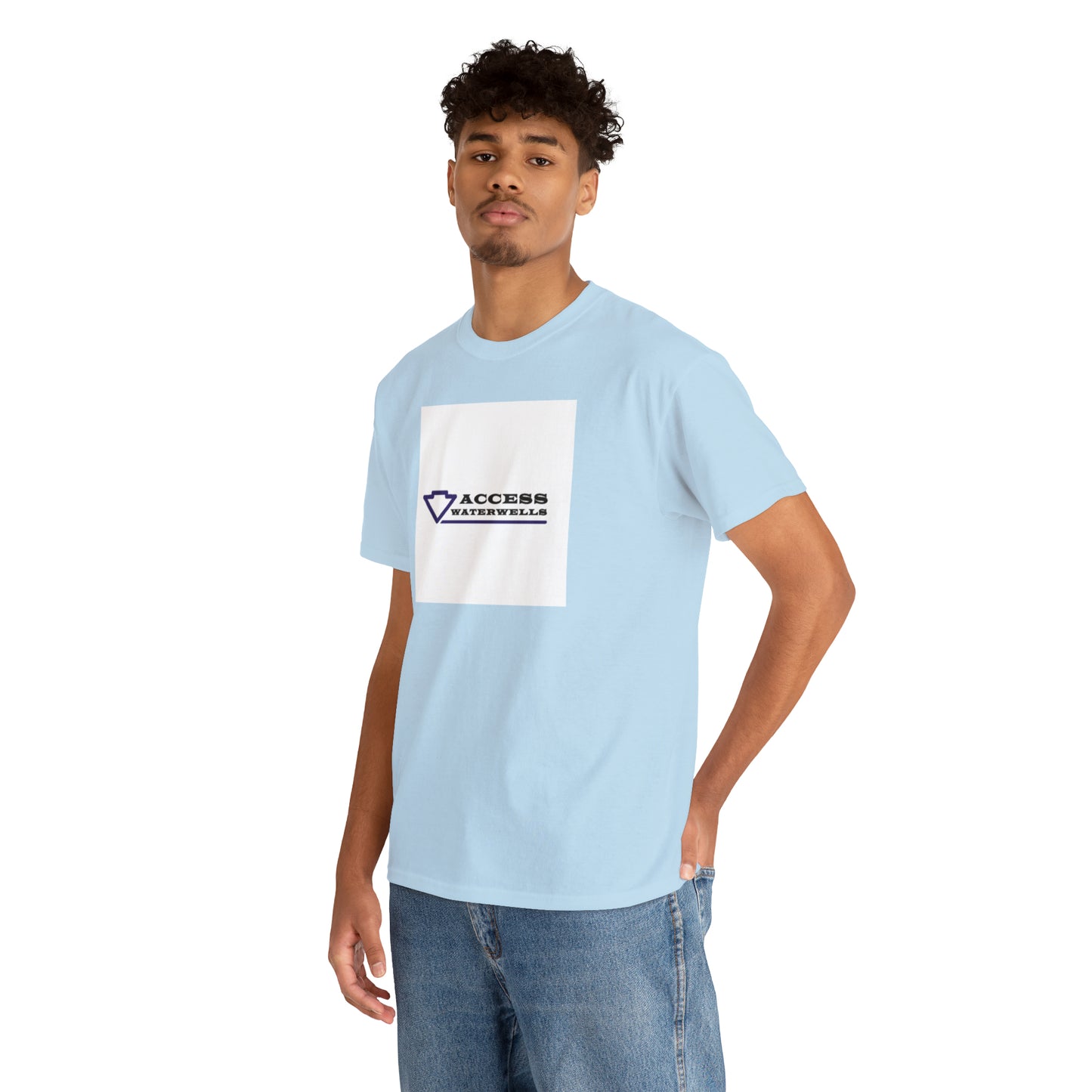 Access water wells "WELL" Unisex Heavy Cotton Tee