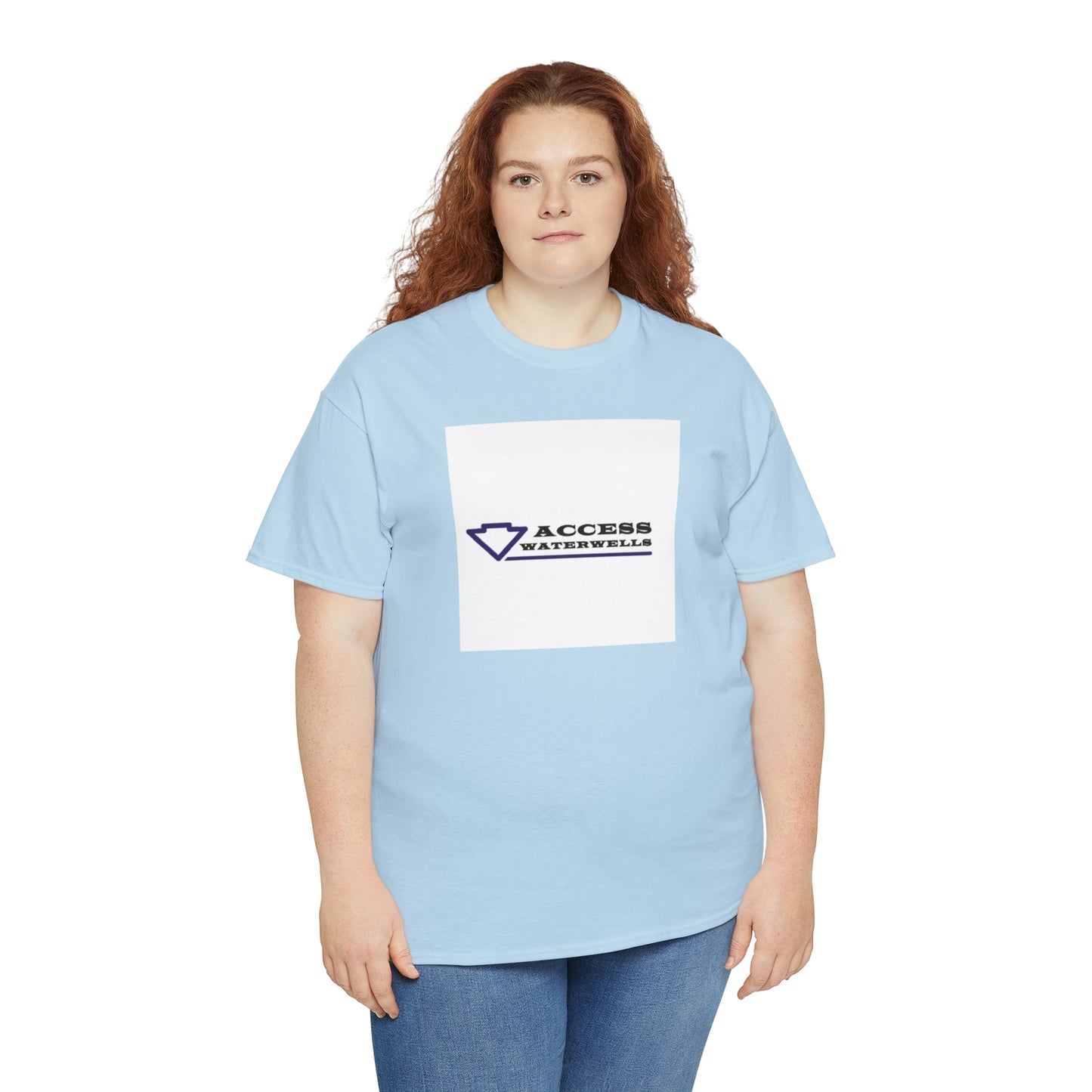 Access water wells "WELL" Unisex Heavy Cotton Tee