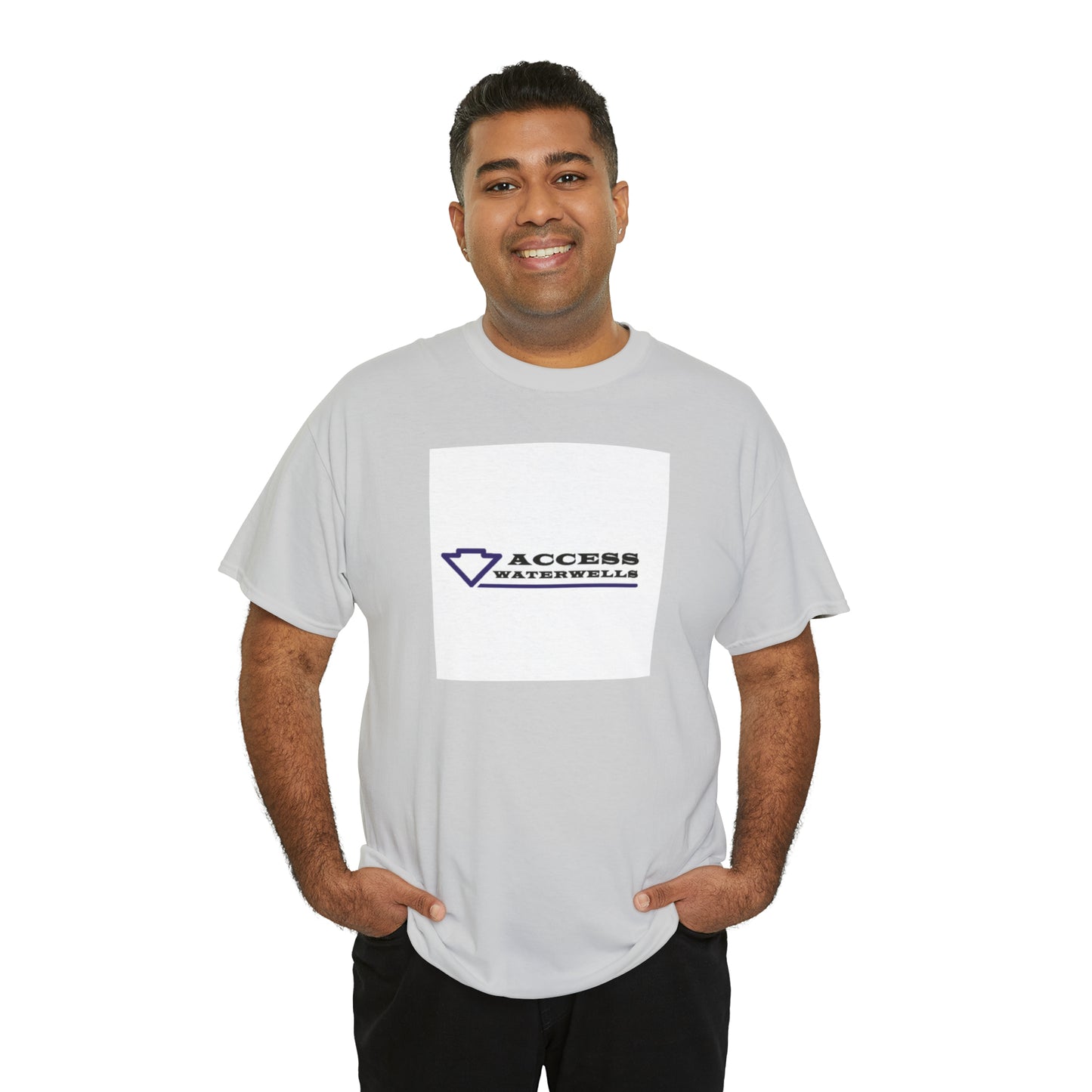 Access water wells "WELL" Unisex Heavy Cotton Tee