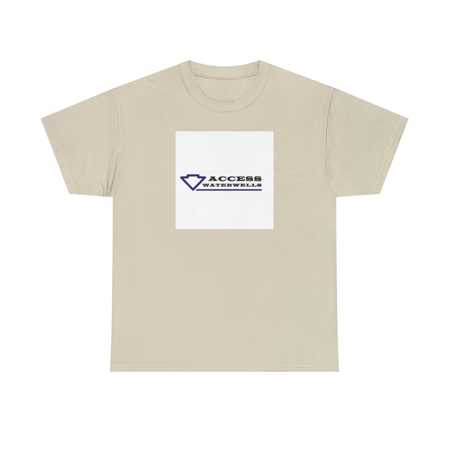 Access water wells "WELL" Unisex Heavy Cotton Tee