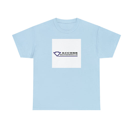 Access water wells "WELL" Unisex Heavy Cotton Tee
